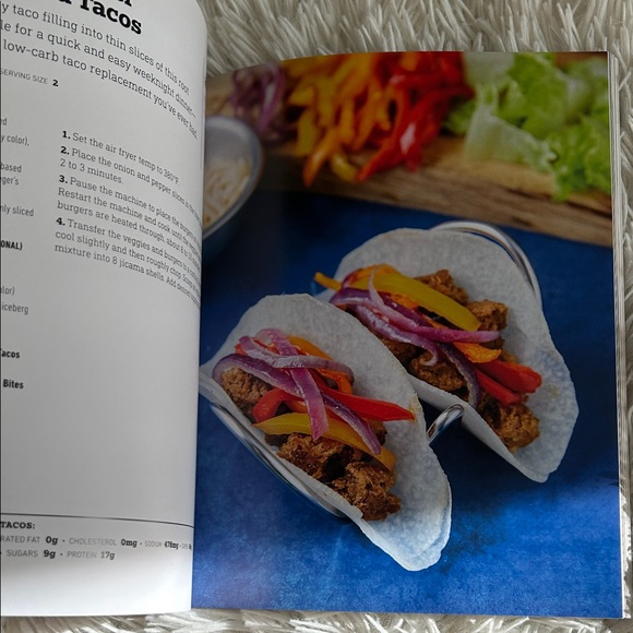 Indigo Healthy Vegan Air Fryer Cookbook - Black and Green - Picture 5 of 8